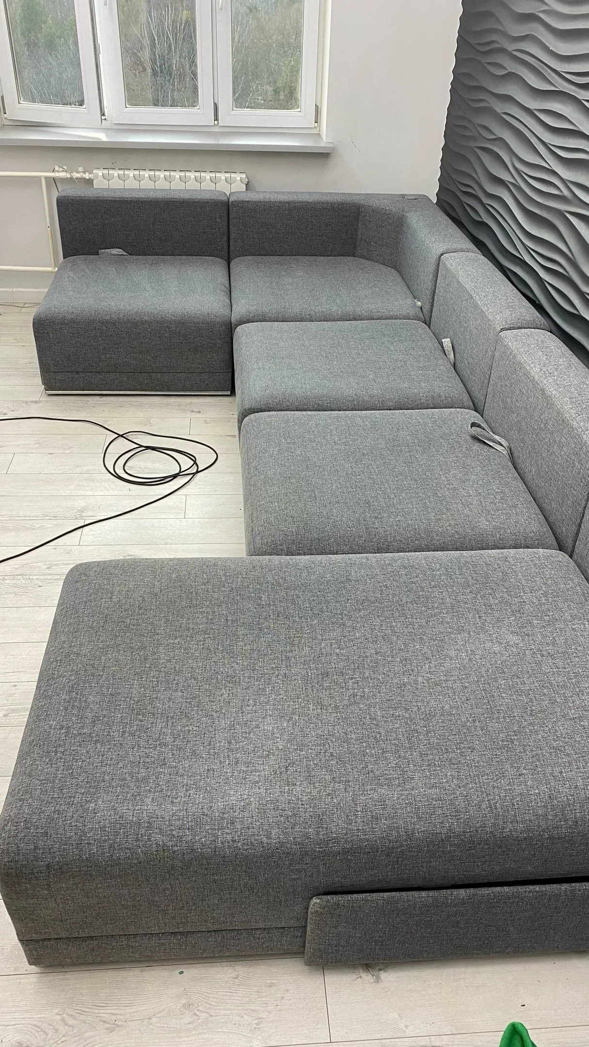 До и после уборки компании Greeny