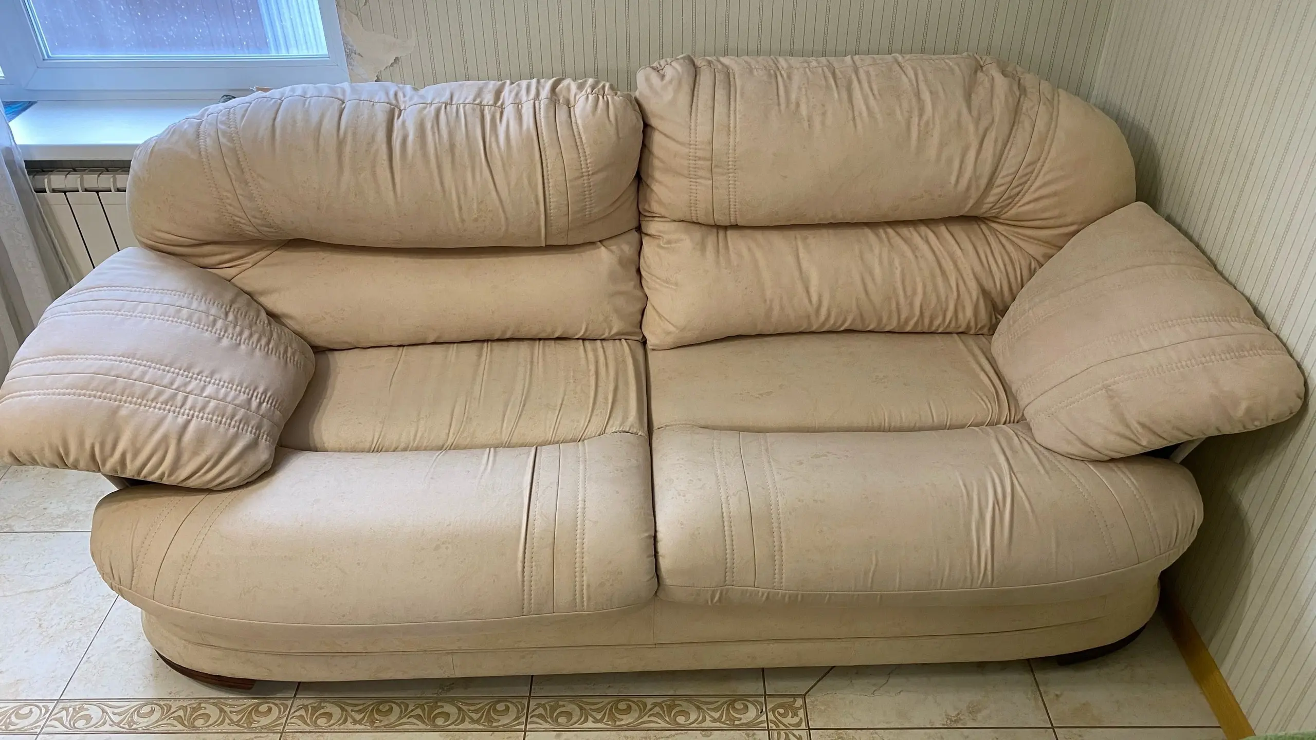 До и после уборки компании Greeny