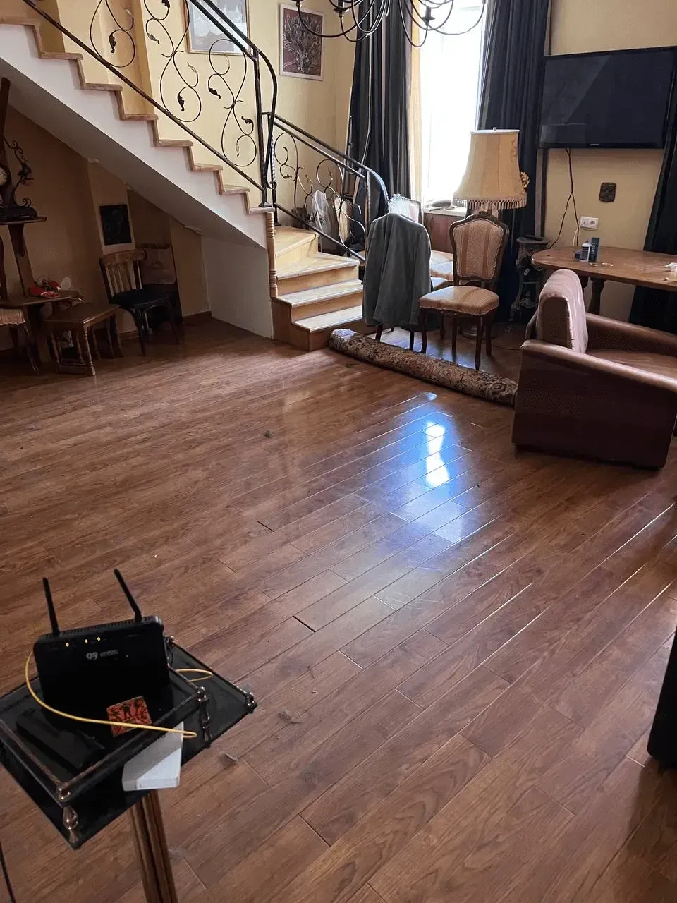 До и после уборки компании Greeny